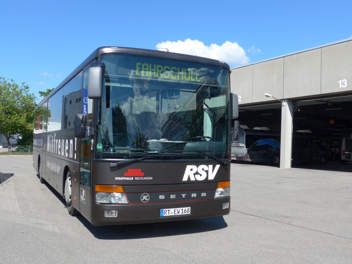 (162'546) - RSV Reutlingen - RT-EW 168 - Setra (ex AFA Adelboden Nr. 24; ex AFA Adelboden Nr. 11) am 24. Juni 2015 in Reutlingen, Betriebshof