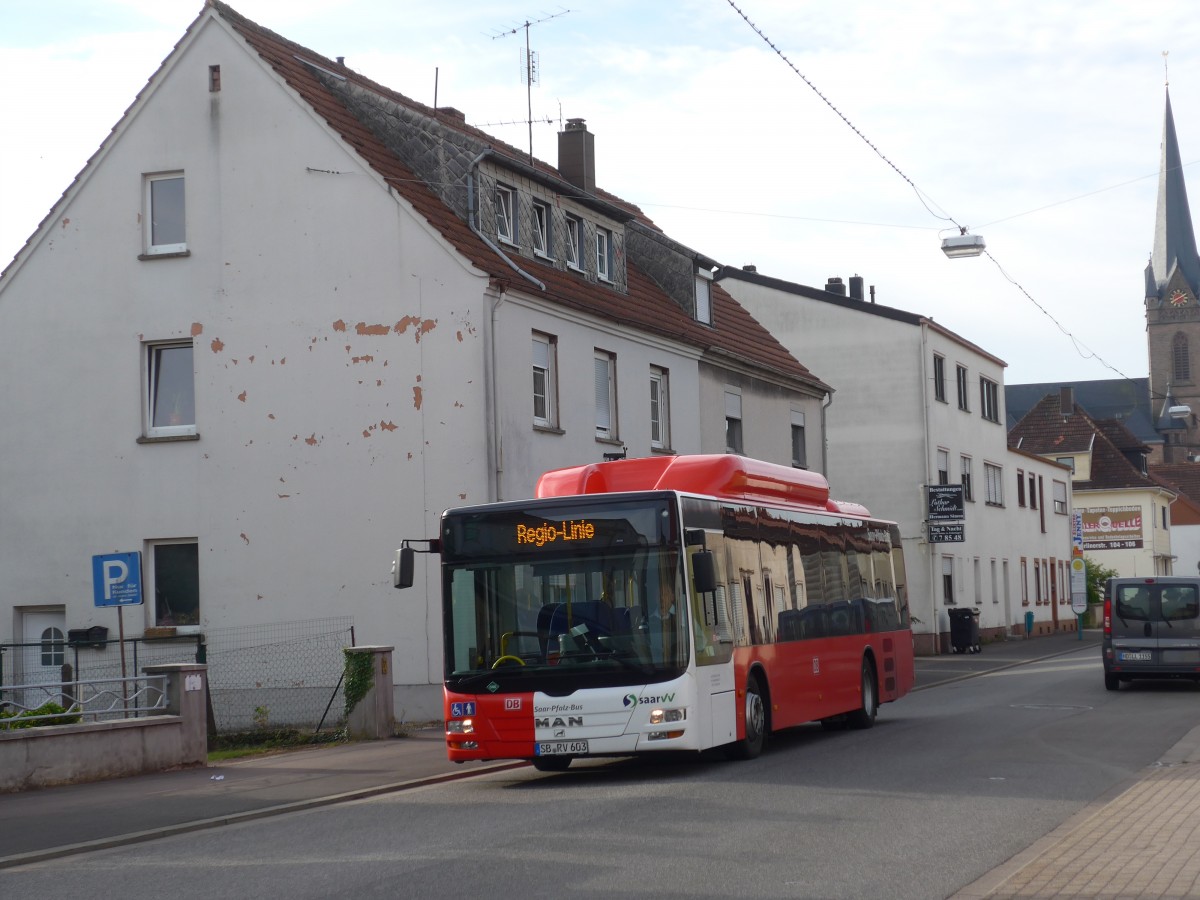 (162'559) - RSW Saarbrcken - SB-RV 603 - MAN am 25. Juni 2015 in Erbach, Fabrikstrasse