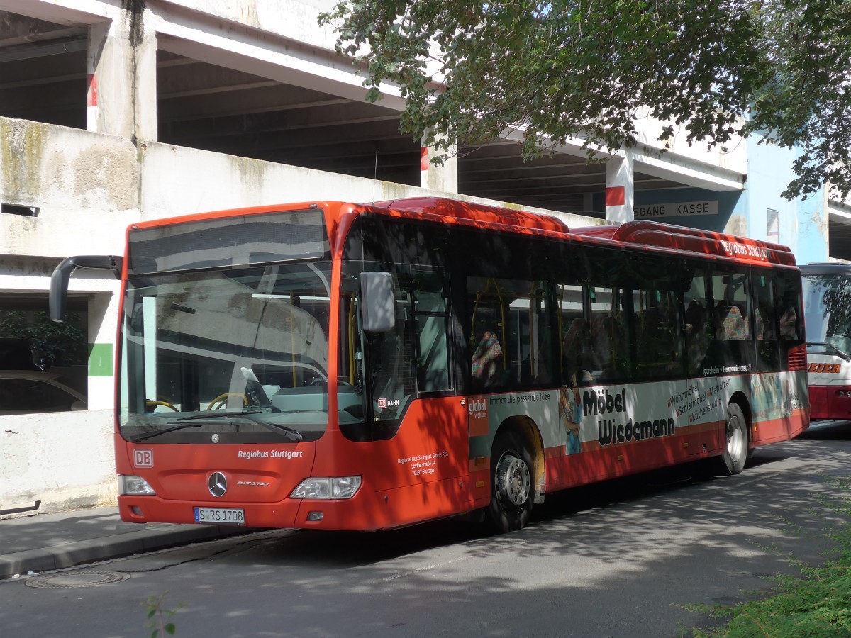 (162'702) - RBS Stuttgart - S-RS 1708 - Mercedes am 27. Juni 2015 beim Bahnhof Wrzburg