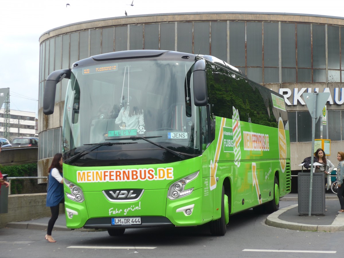(162'741) - Dornburg Reisen, Dornburg - LM-DR 444 - VDL am 27. Juni 2015 beim Bahnhof Wrzburg