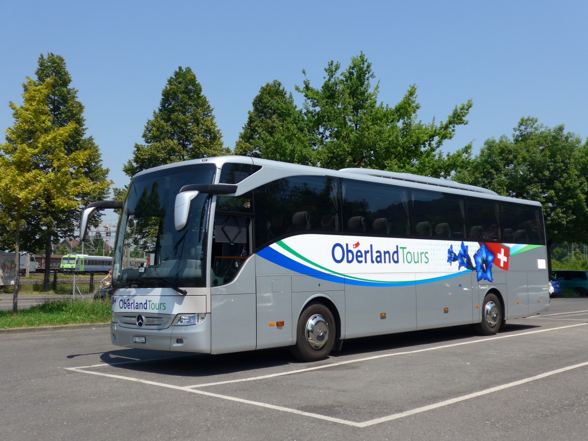 (162'909) - Oberland Tours, Grindelwald - Nr. 45/BE 70'064 - Mercedes am 2. Juli 2015 in Thun, Seestrasse