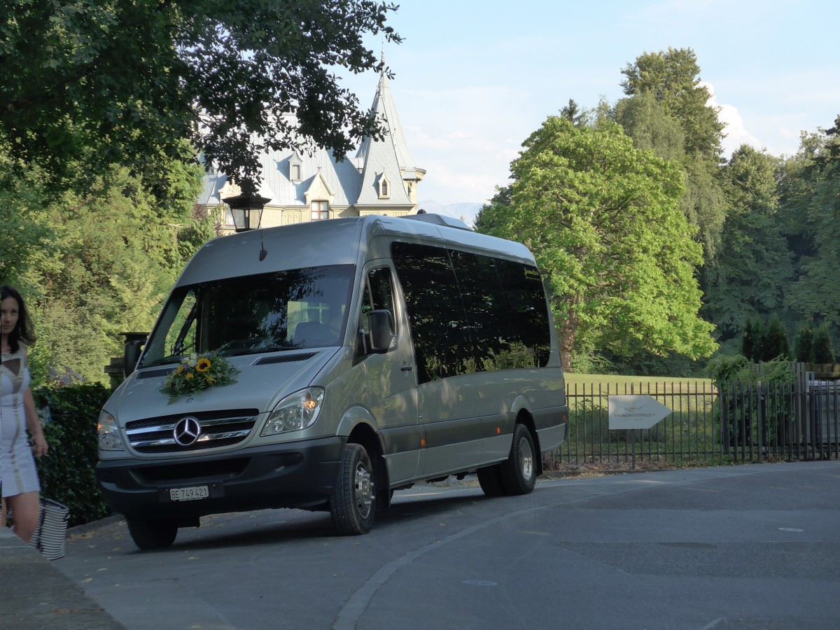 (163'075) - Ott, Steffisburg - BE 749'421 - Mercedes am 16. Juli 2015 in Thun, Schadau