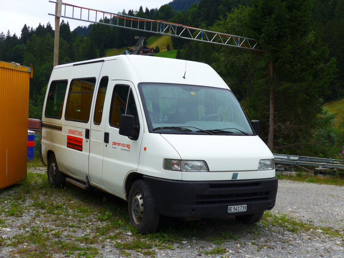 (163'166) - Pieren, Adelboden - BE 541'739 - Fiat am 26. Juli 2015 in Adelboden, Margeli