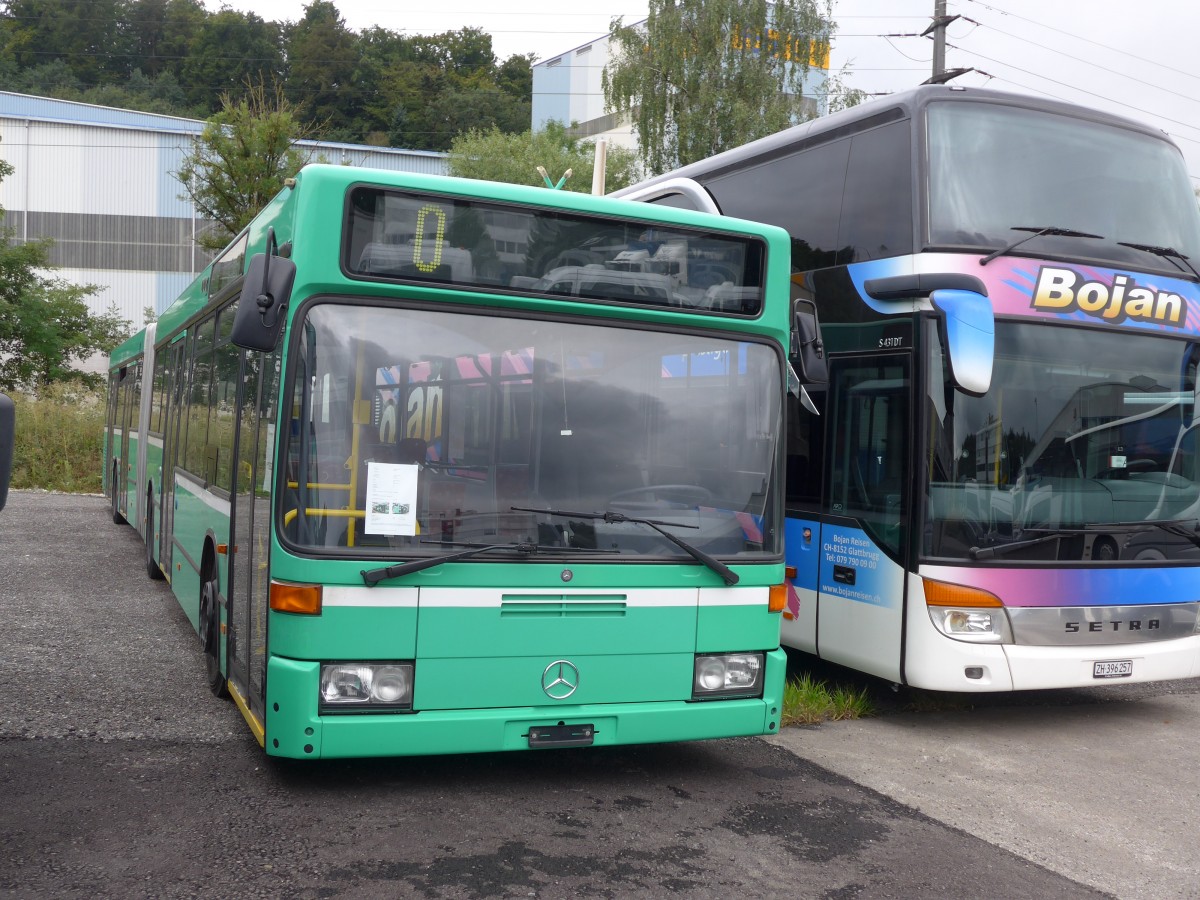 (163'334) - BVB Basel - Nr. 735 - Mercedes (ex VAG Freiburg/D Nr. 935) am 15. August 2015 in Kloten, EvoBus