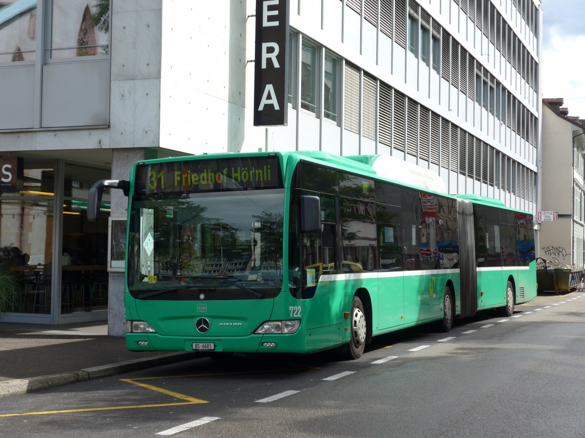 (164'739) - BVB Basel - Nr. 722/BS 6681 - Mercedes am 14. September 2015 in Basel, Claraplatz
