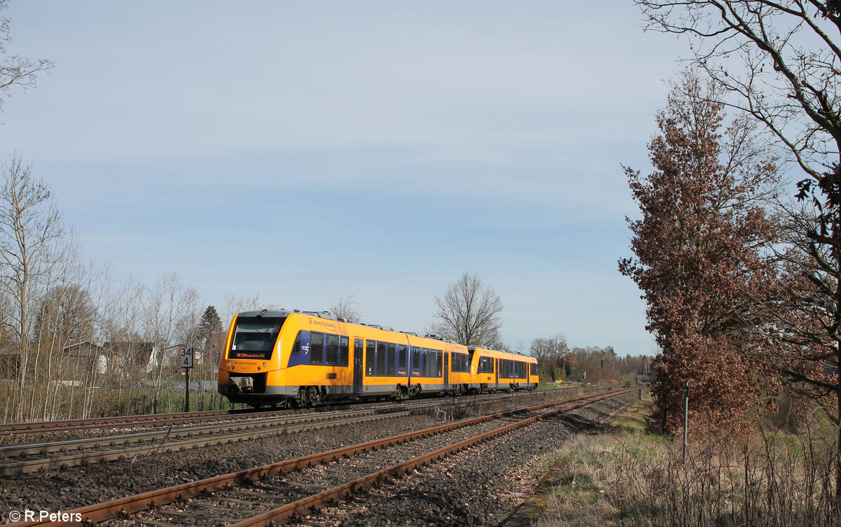 1648 712 als OPB 79721 Marktredwitz - Regensburg bei Schönfeld. 26.03.24