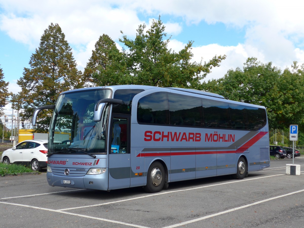 (165'458) - Schwarb, Mhlin - Nr. 28/AG 19'570 - Mercedes am 20. September 2015 in Thun, Seestrasse