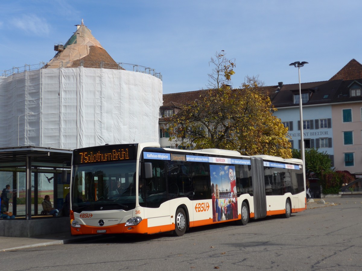 (166'457) - BSU Solothurn - Nr. 36/SO 172'036 - Mercedes am 24. Oktober 2015 in Solothurn, Amthausplatz