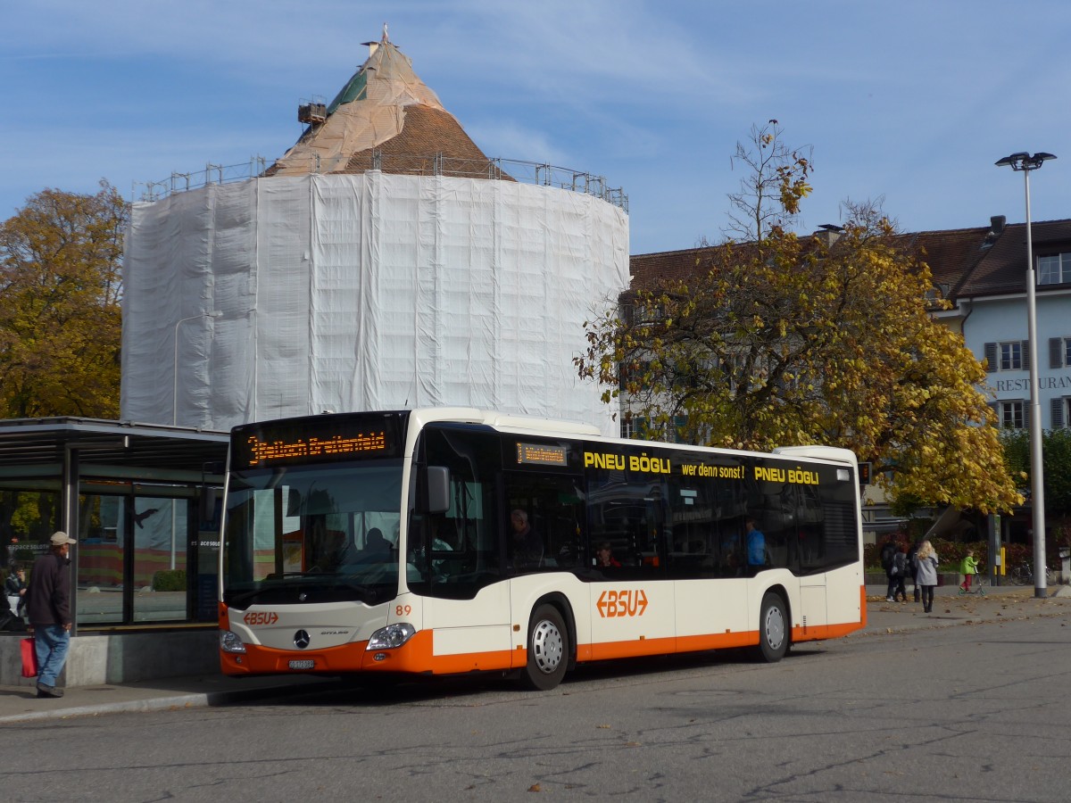 (166'462) - BSU Solothurn - Nr. 89/SO 172'089 - Mercedes am 24. Oktober 2015 in Solothurn, Amthausplatz