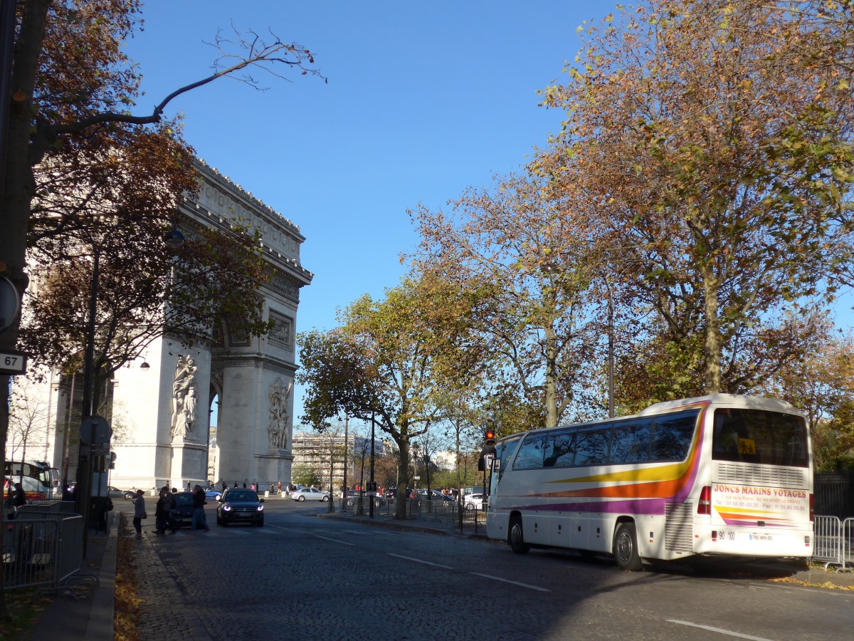 (166'677) - Joncs Marins, Noisy le Grand - 780 ARH 93 - Mercedes am 15. November 2015 in Paris, Arc de Triomphe