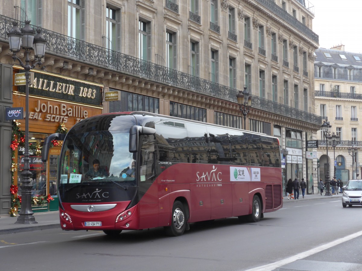 (166'879) - SAVAC, Chevreuse - CD 494 PY - Irisbus am 16. November 2015 in Paris, Opra