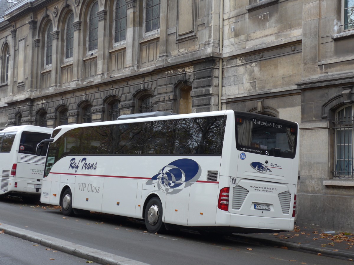 (167'095) - Aus Polen: Raf Trans, Warszawa - WN 5707G - Mercedes am 17. November 2015 in Paris, Anvers