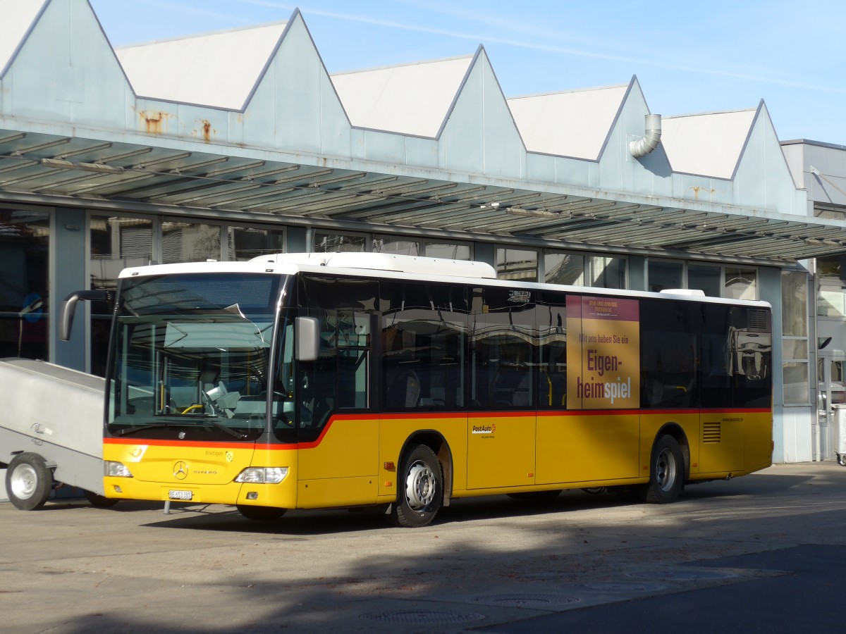 (167'491) - PostAuto Bern - BE 653'385 - Mercedes am 24. November 2015 in Thun, Garage STI