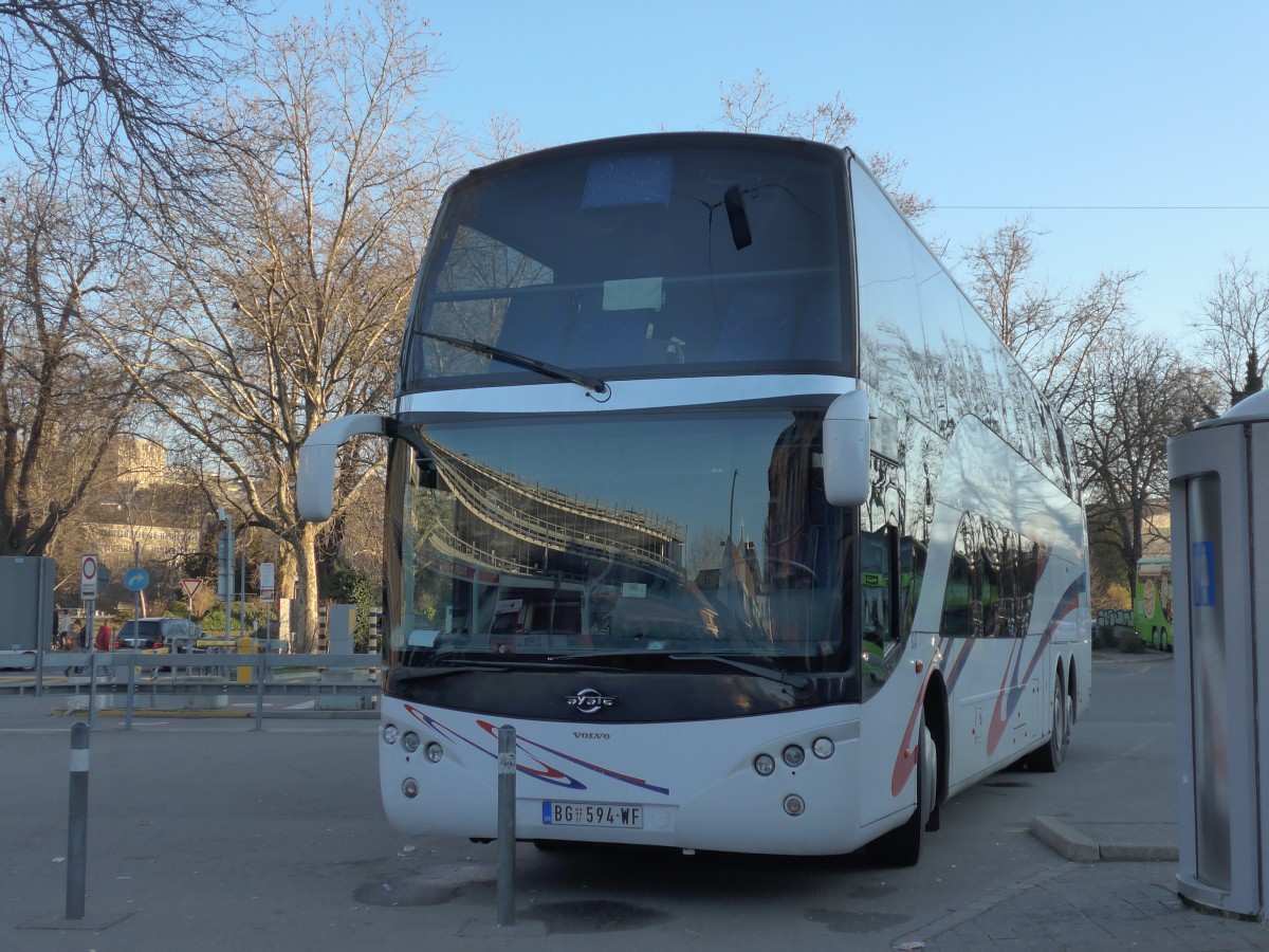 (168'035) - Aus Serbien: Lasta, Beograd - Nr. 9247/BG 594-WF - Volvo/Ayats am 26. Dezember 2015 in Zrich, Sihlquai