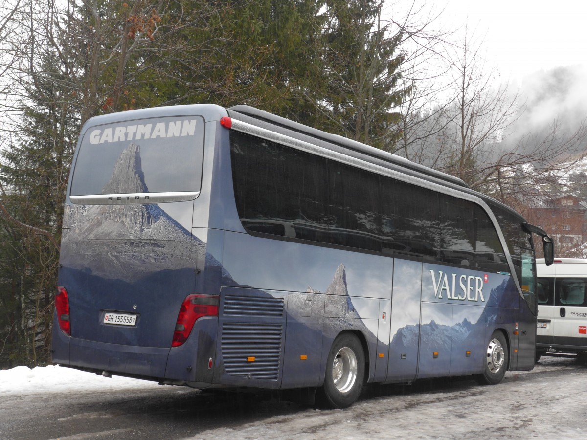 (168'337) - Gartmann, Vals - GR 155'558 - Setra am 9. Januar 2016 in Adelboden, ASB