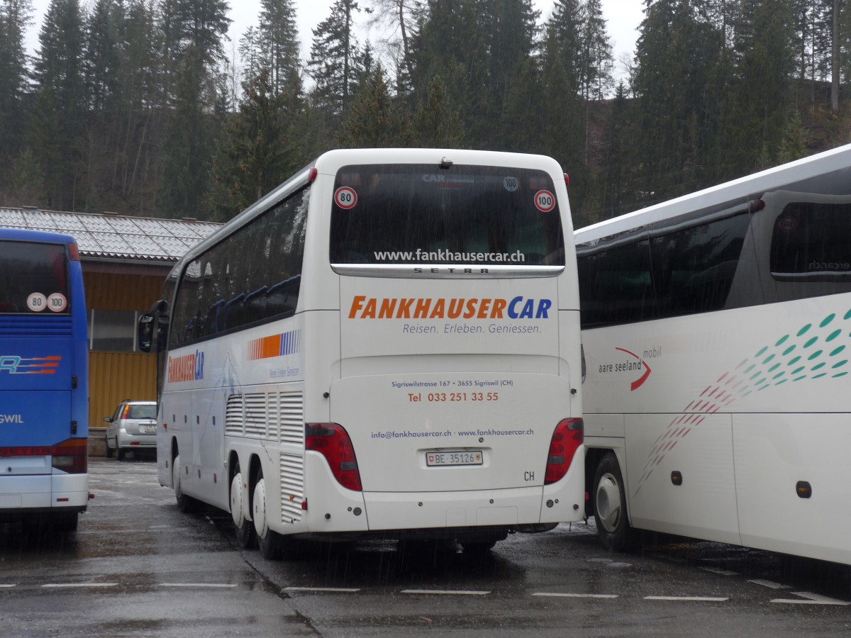 (168'393) - Fankhauser, Sigriswil - BE 35'126 - Setra am 9. Januar 2016 in Adelboden, Mineralquelle