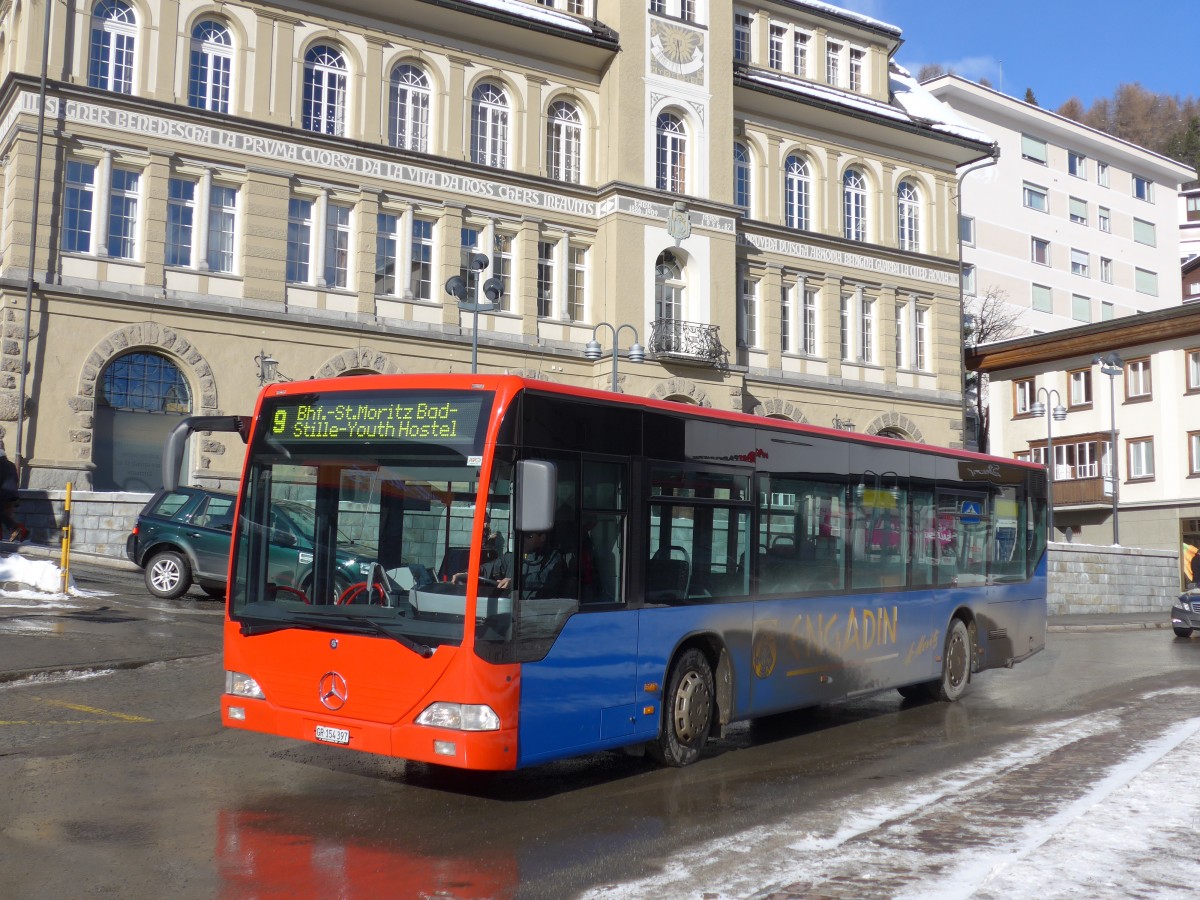 (168'525) - Chrisma, St. Moritz - GR 154'397 - Mercedes am 23. Januar 2016 in St. Moritz, Schulhausplatz
