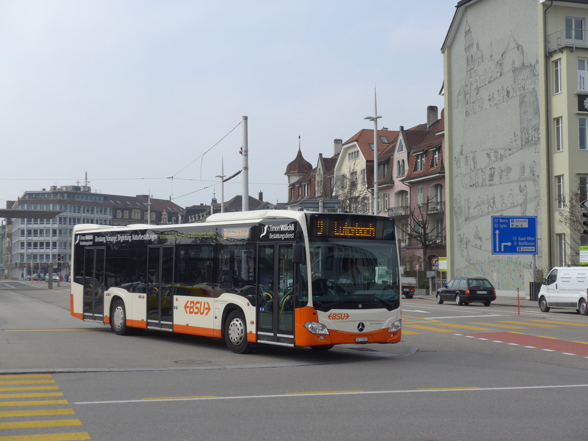 (169'374) - BSU Solothurn - Nr. 91/SO 172'091 - Mercedes am 21. Mrz 2016 beim Hauptbahnhof Solothurn