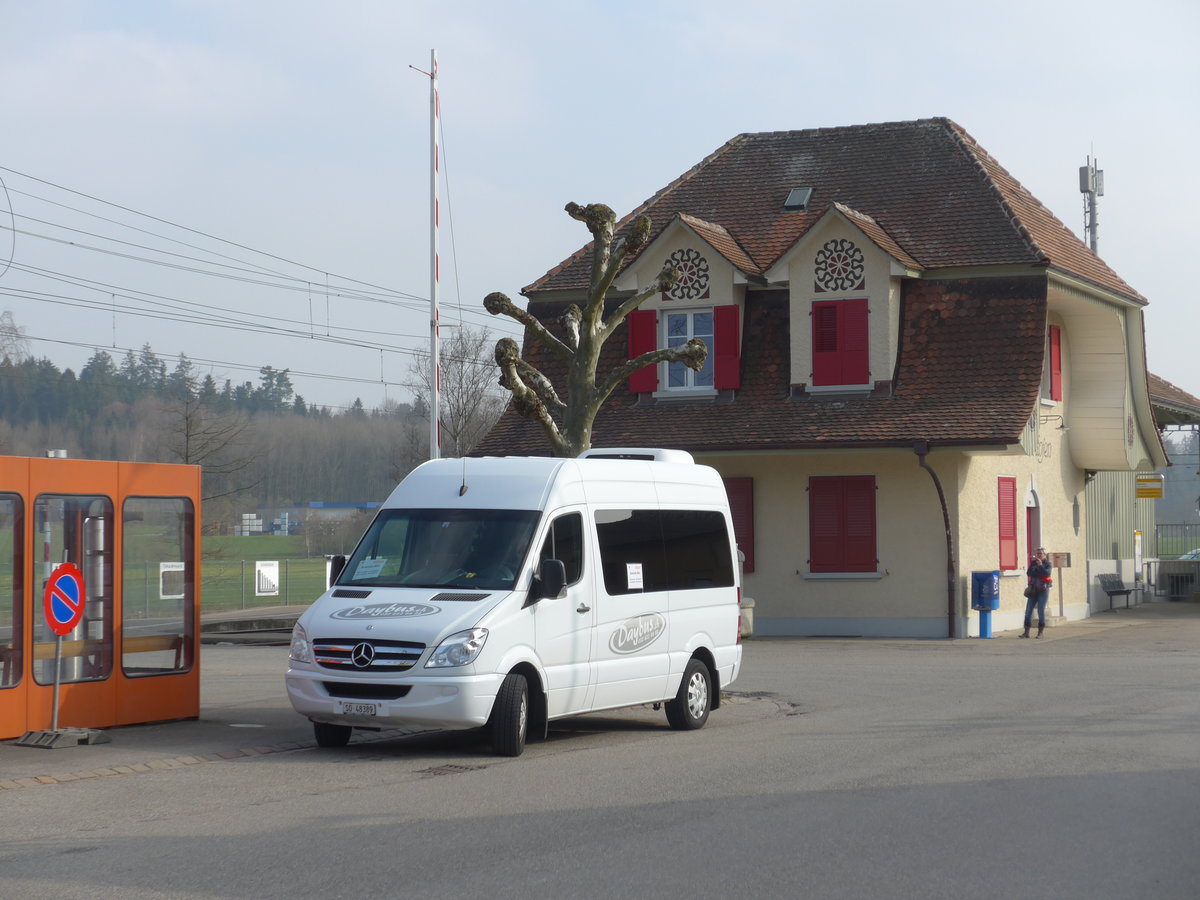(169'413) - Daybus, Flumenthal - SO 48'389 - Mercedes am 21. Mrz 2016 beim Bahnhof Lohn-Lterkofen (Einsatz RBS)