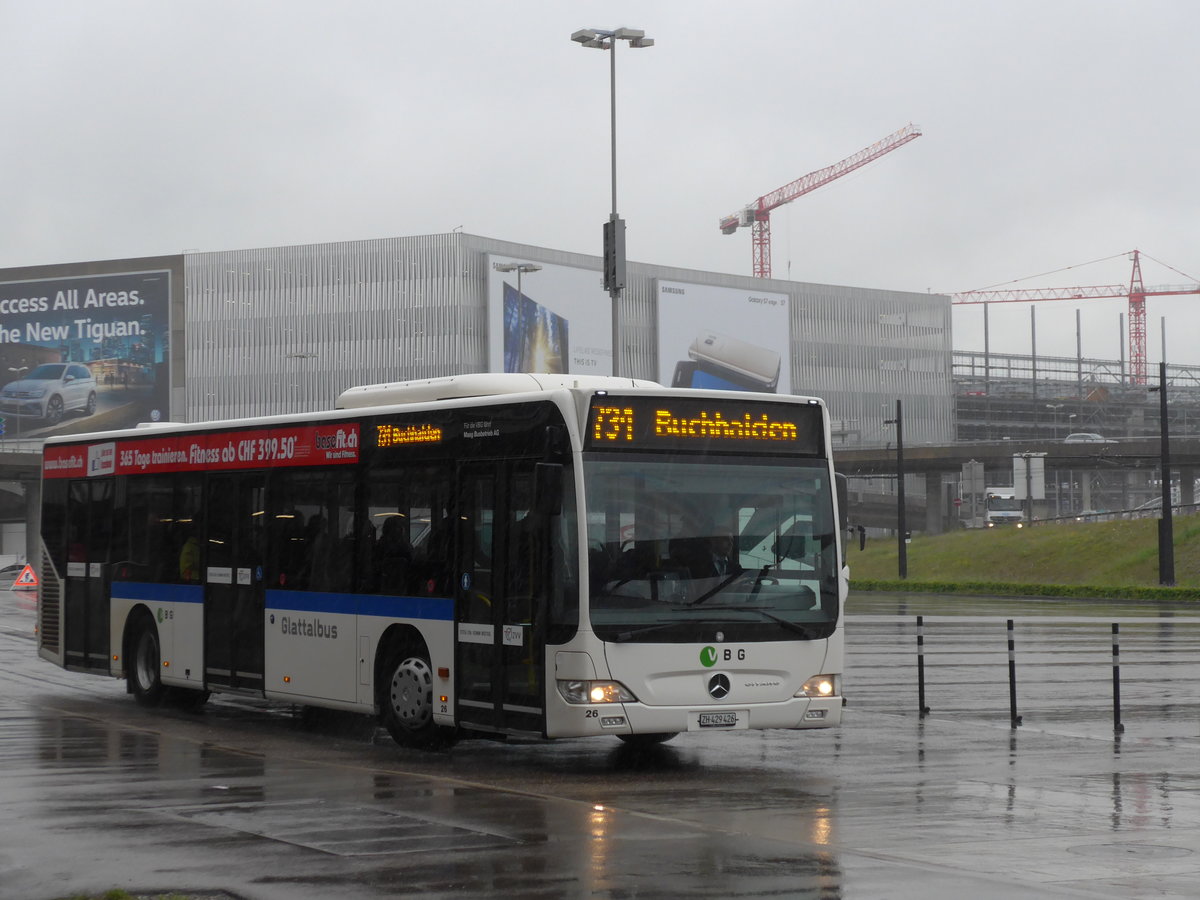 (170'523) - Maag, Kloten - Nr. 26/ZH 429'426 - Mercedes am 13. Mai 2016 in Zrich, Flughafen