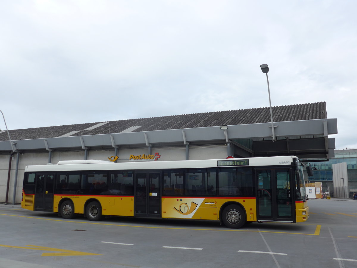 (171'863) - PostAuto Bern - Nr. 652/BE 601'342 - MAN am 13. Juni 2016 in Bern, Postautostation