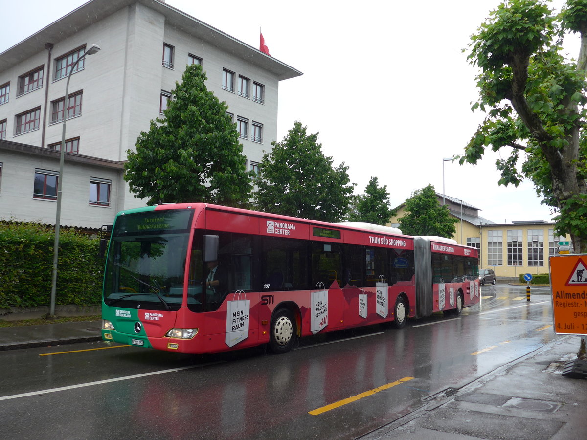 (171'913) - STI Thun - Nr. 137/BE 801'137 - Mercedes am 19. Juni 2016 in Thun, Dufourkaserne