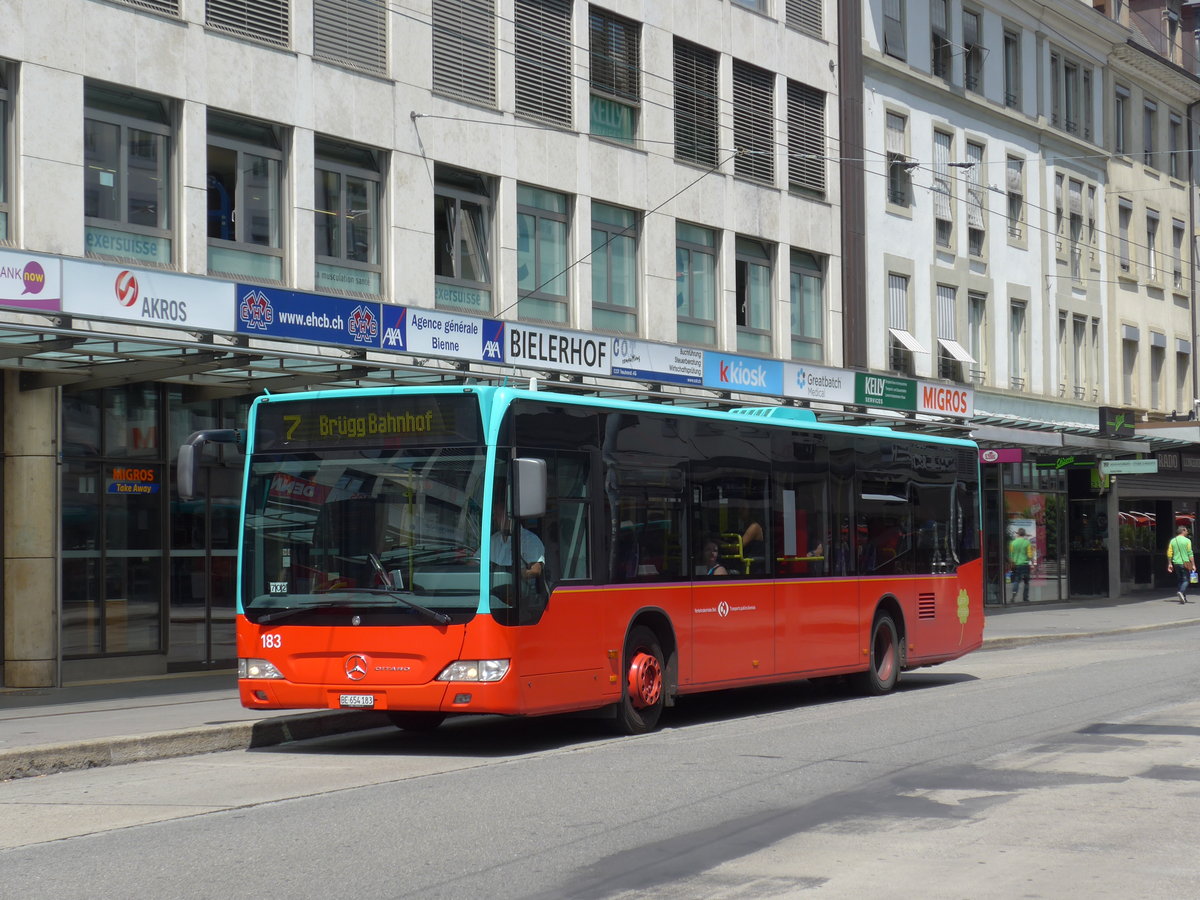 (173'591) - VB Biel - Nr. 183/BE 654'183 - Mercedes am 1. August 2016 in Biel, Guisanplatz