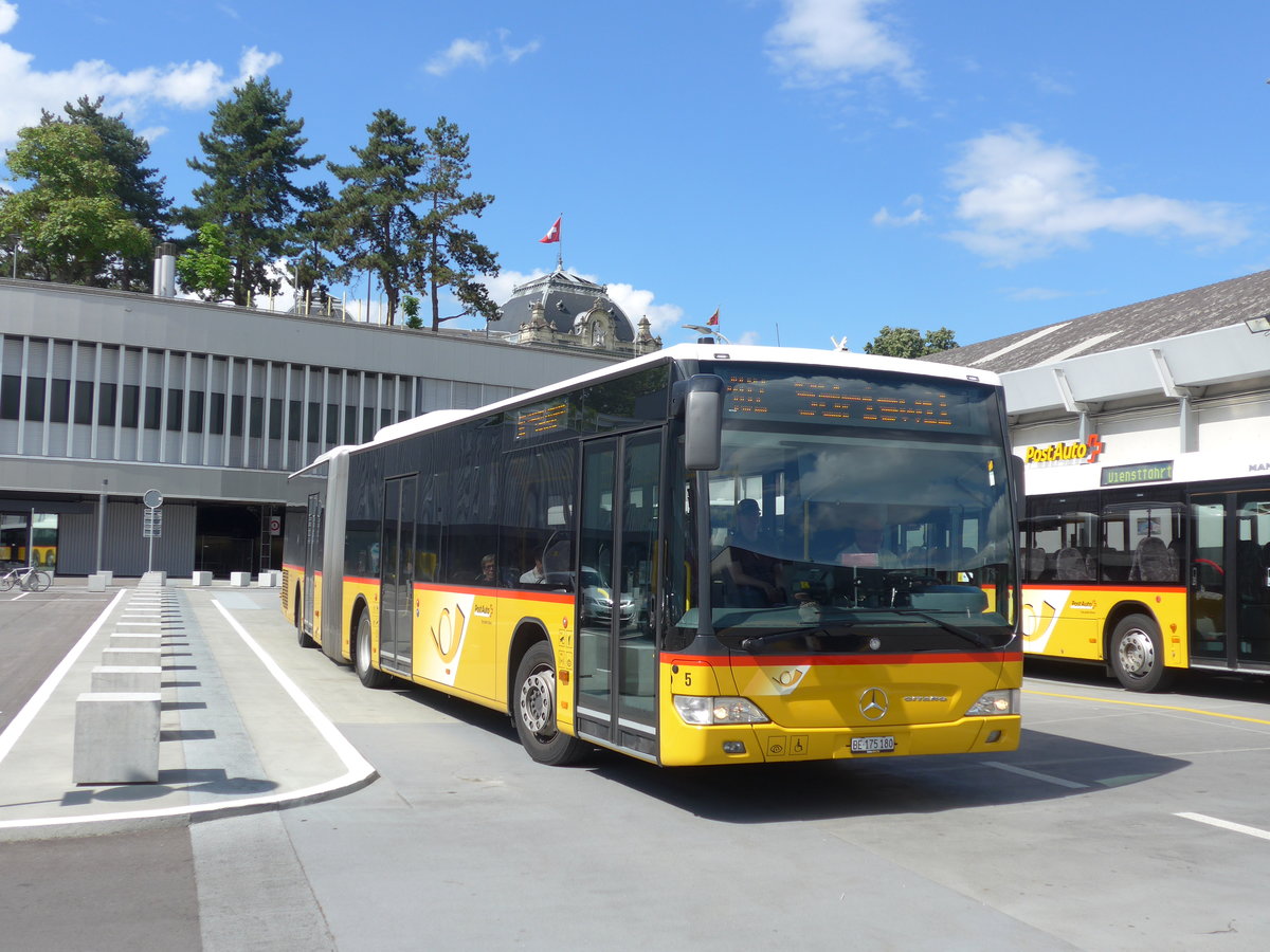 (173'620) - Steiner, Ortschwaben - Nr. 5/BE 175'180 - Mercedes am 1. August 2016 in Bern, Postautostation