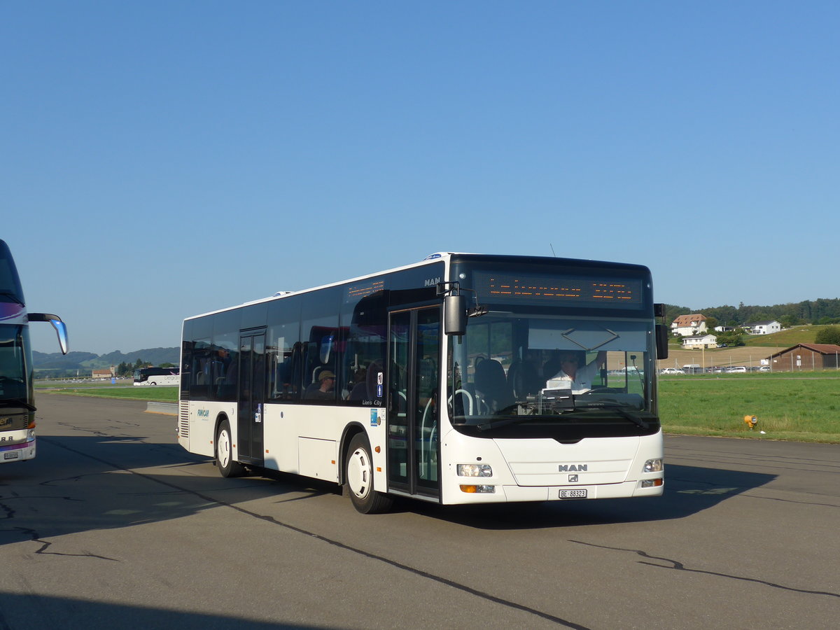 (174'385) - Funi-Car, Biel - Nr. 23/BE 88'323 - MAN (ex Regiobus, Gossau Nr. 42) am 28. August 2016 in Estavayer-le-Lac, ESAF
