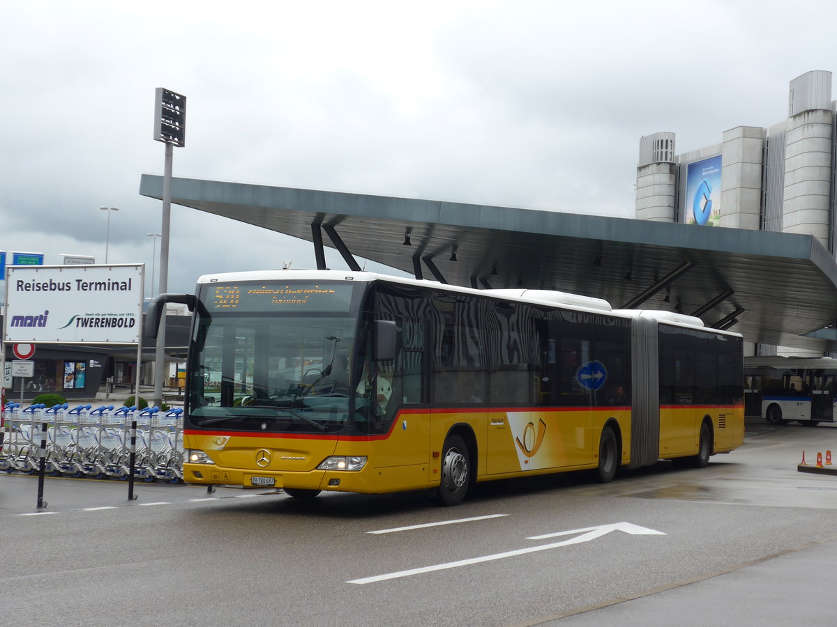 (174'589) - PostAuto Zrich - Nr. 286/ZH 780'687 - Mercedes am 5. September 2016 in Zrich, Flughafen