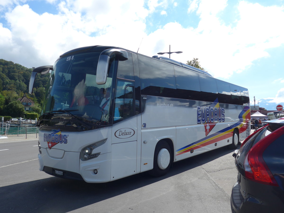 (174'651) - Eurobus, Bern - Nr. 8/BE 379'908 - VDL am 6. September 2016 beim Bahnhof Thun
