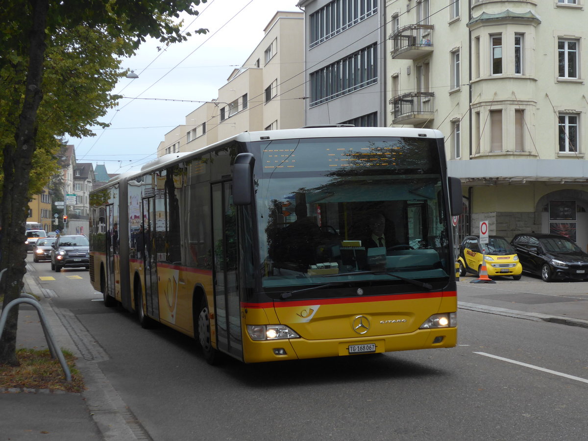 (175'599) - Eurobus, Arbon - Nr. 13/TG 168'067 - Mercedes am 15. Oktober 2016 in St. Gallen, OLMA