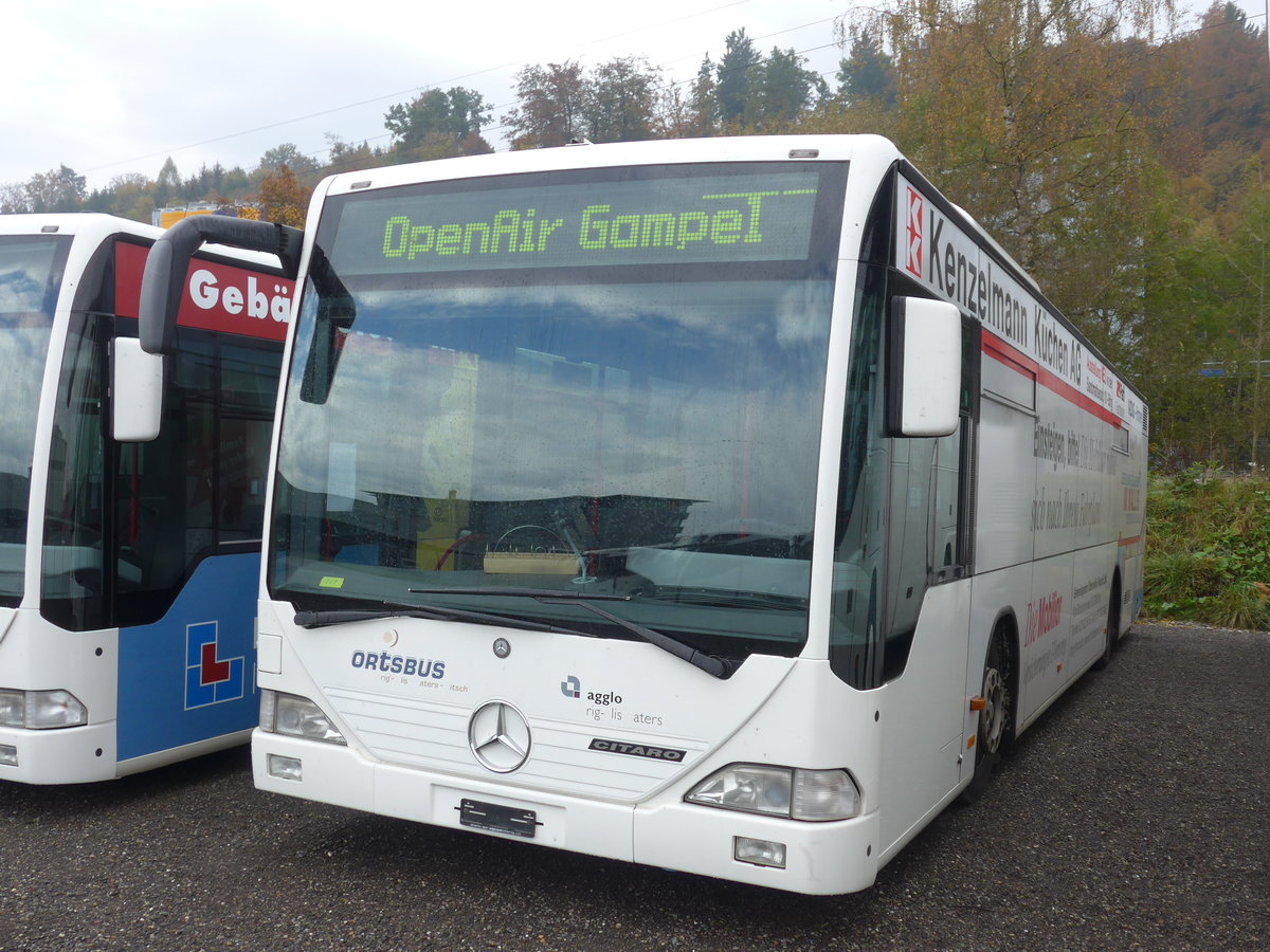 (176'272) - PostAuto Wallis - (VS 241'959) - Mercedes am 23. Oktober 2016 in Kloten, EvoBus
