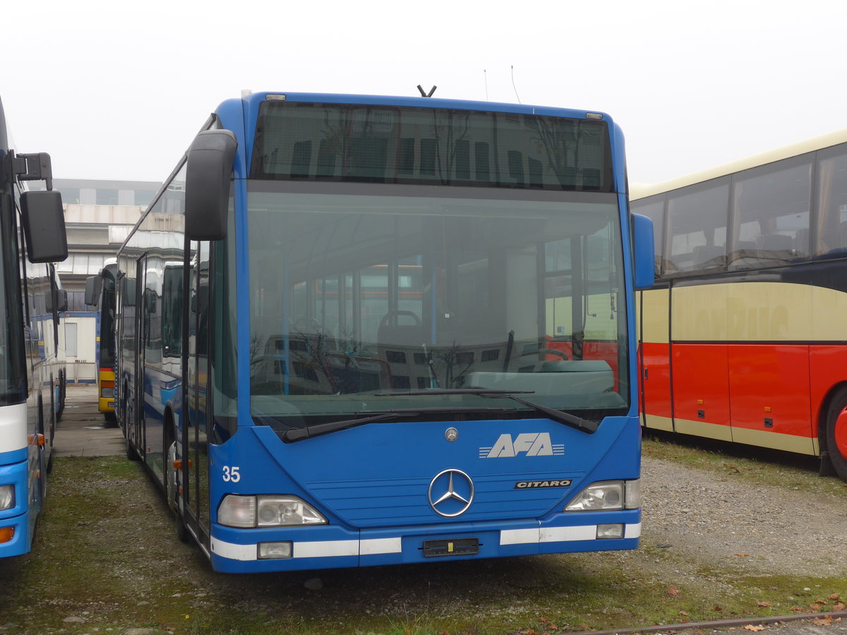 (176'454) - AFA Adelboden - Nr. 35 - Mercedes (ex Nr. 1) am 4. November 2016 in Frauenfeld, Langdorfstrasse
