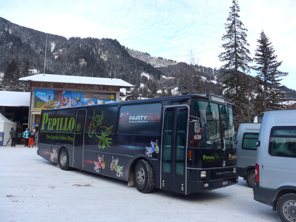 (177'765) - Party-Bus, Ruswil - LU 117'116 - Saurer/R&J am 7. Januar 2017 in Adelboden, ASB
