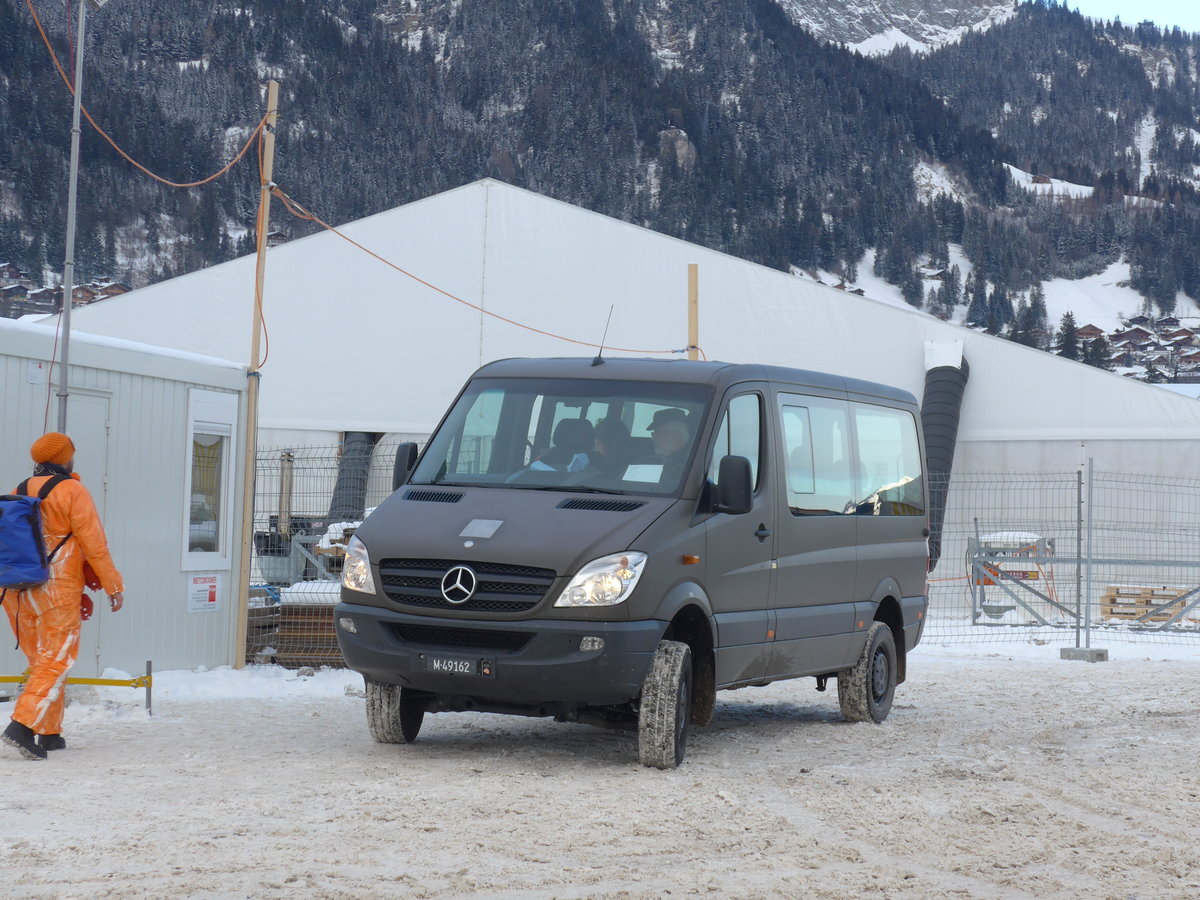 (177'802) - Schweizer Armee - M+49'162 - Mercedes am 7. Januar 2017 in Adelboden, Weltcup