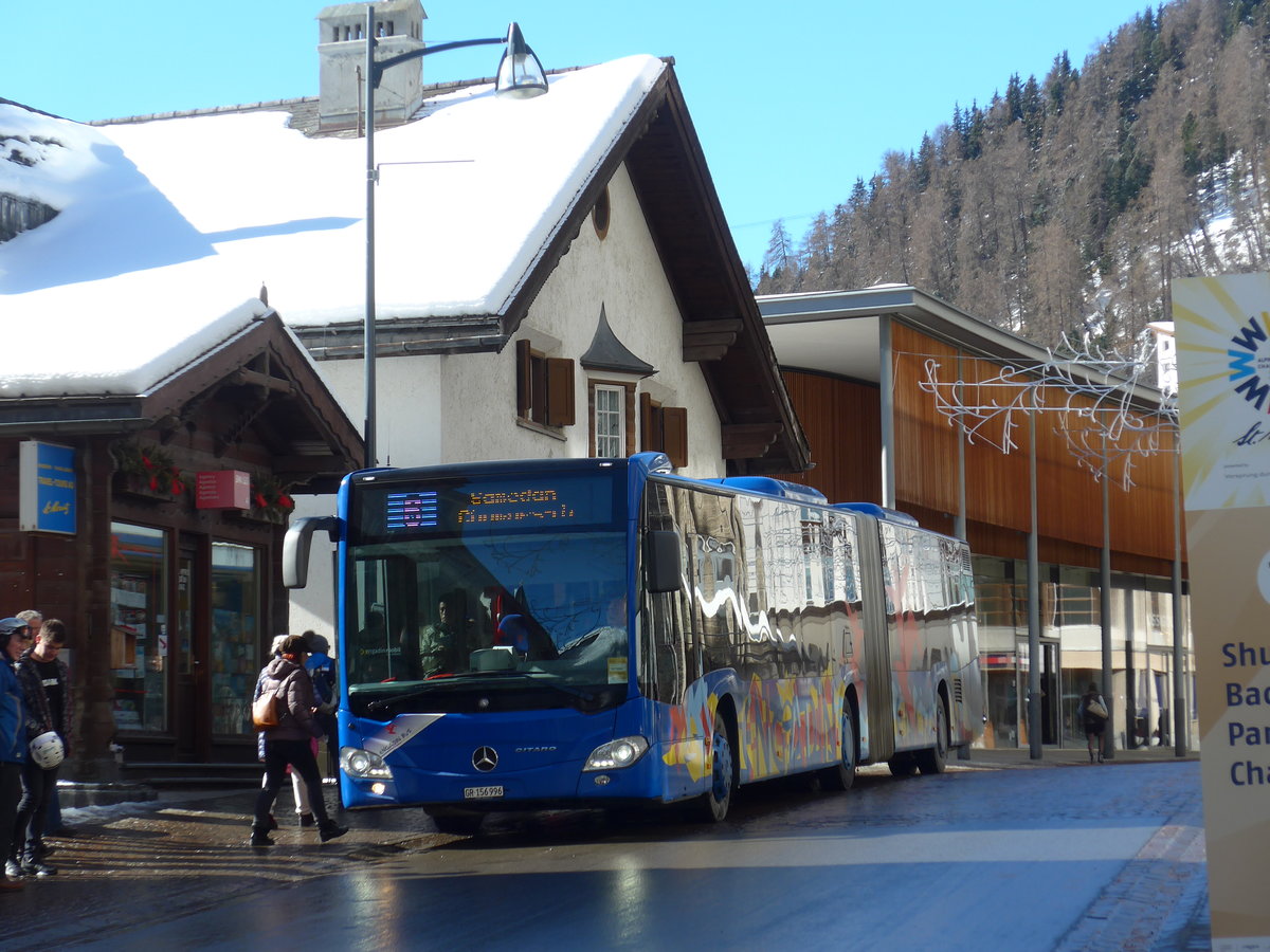 (178'544) - SBC Chur - Nr. 96/GR 156'996 - Mercedes am 18. Februar 2017 in St. Moritz, Klinik Gut