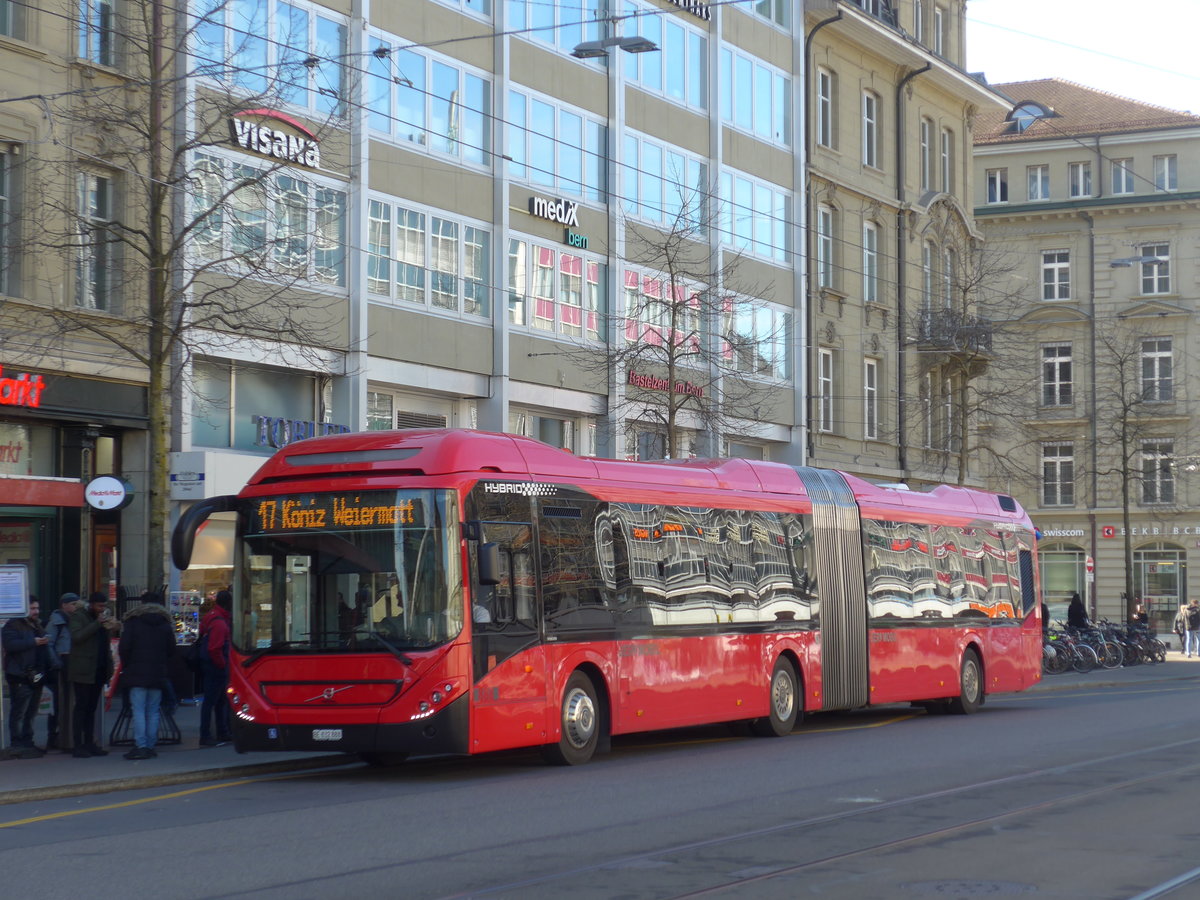 (178'703) - Bernmobil, Bern - Nr. 888/BE 832'888 - Volvo am 20. Februar 2017 beim Bahnhof Bern