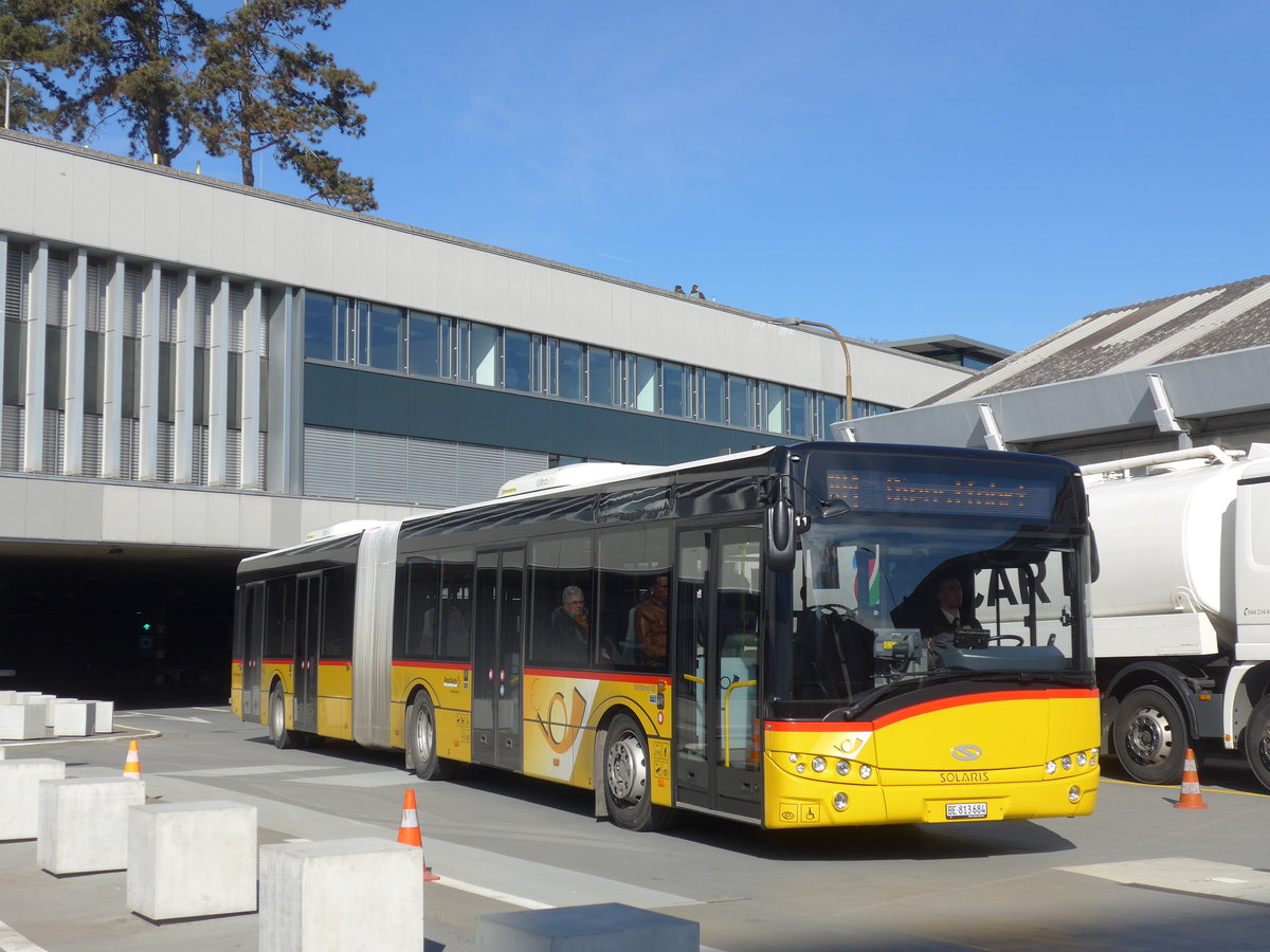 (178'735) - PostAuto Bern - Nr. 684/BE 813'684 - Solaris am 20. Februar 2017 in Bern, Postautostation