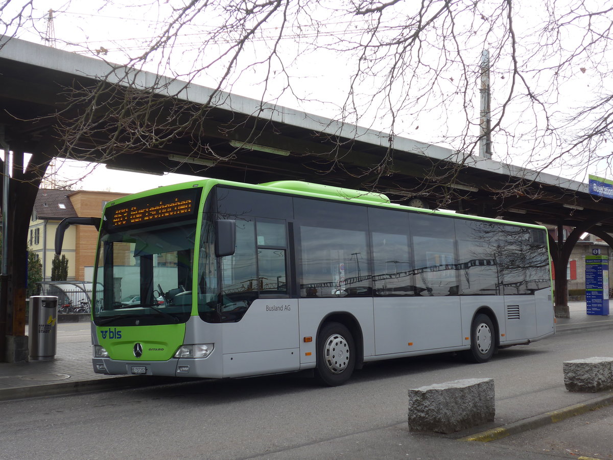 (178'754) - Busland, Burgdorf - Nr. 202/BE 737'202 - Mercedes am 26. Februar 2017 beim Bahnhof Burgdorf