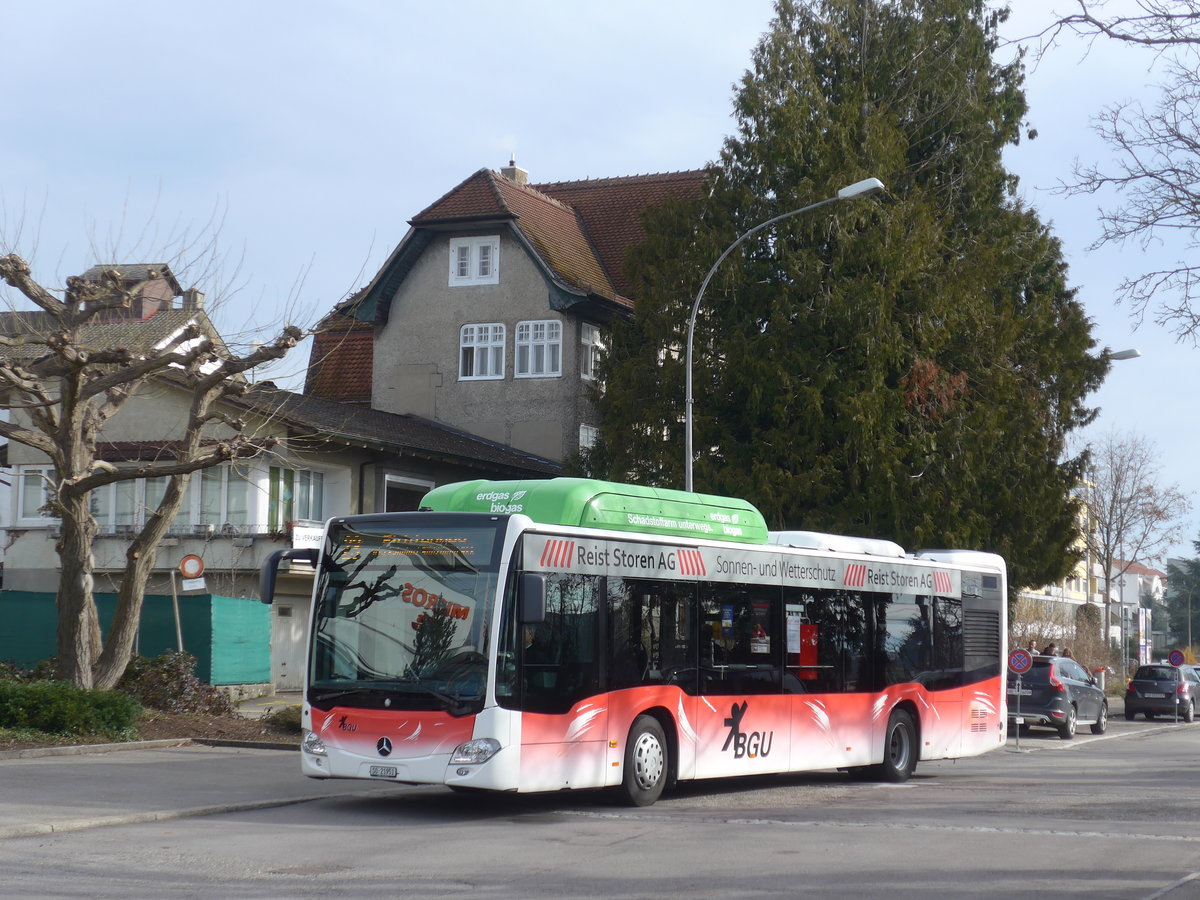 (178'792) - BGU Grenchen - Nr. 29/SO 21'951 - Mercedes am 4. Mrz 2017 beim Bahnhof Grenchen Sd