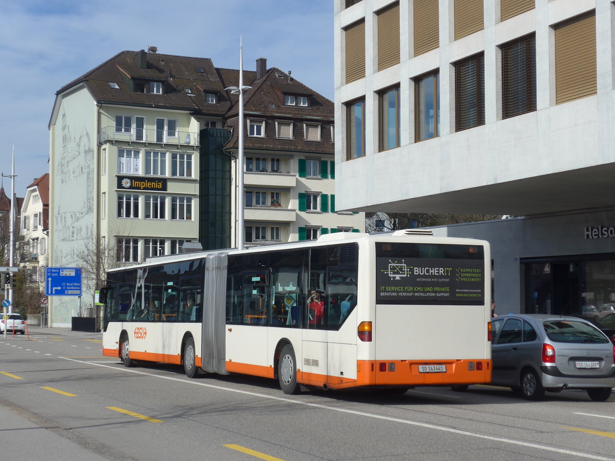 (178'807) - BSU Solothurn - Nr. 41/SO 143'441 - Mercedes am 4. Mrz 2017 beim Hauptbahnhof Solothurn