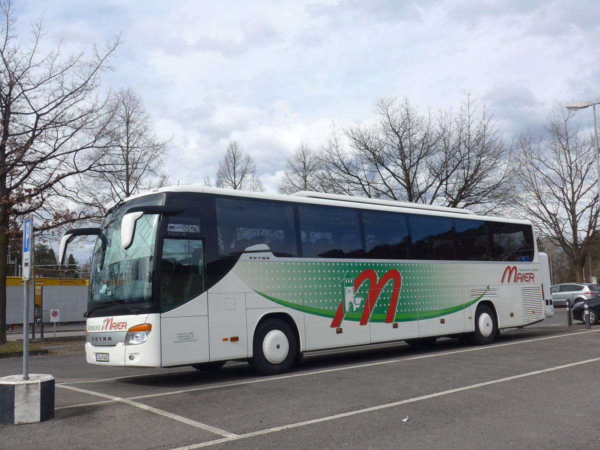 (178'834) - Aus Deutschland: Maier, Neubulach - CW-M 460 - Setra am 4. Mrz 2017 in Thun, Seestrasse