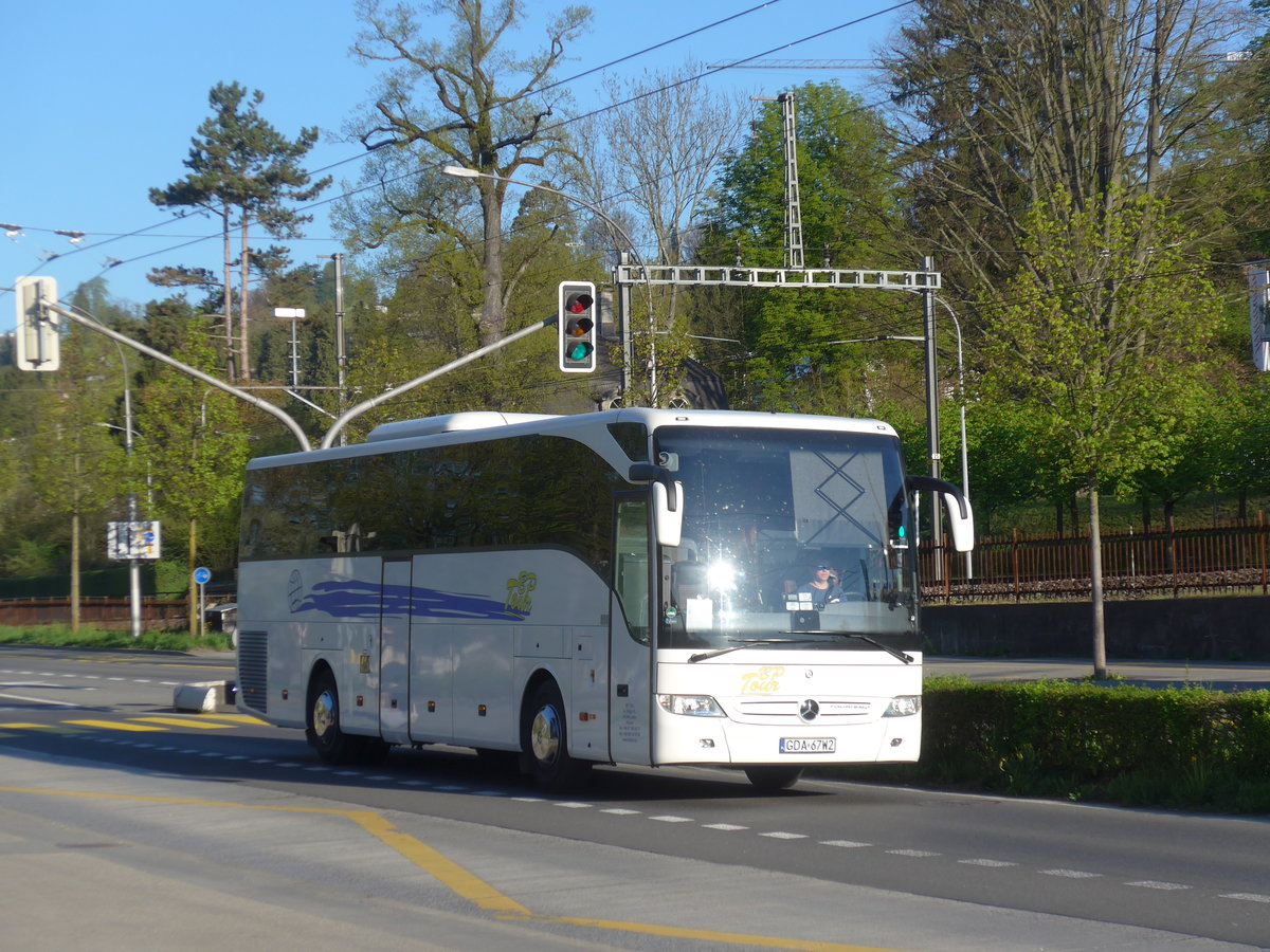 (179'373) - Aus Polen: BP Tour, Lublin - GDA 67W2 - Mercedes am 10. April 2017 in Luzern, Verkehrshaus