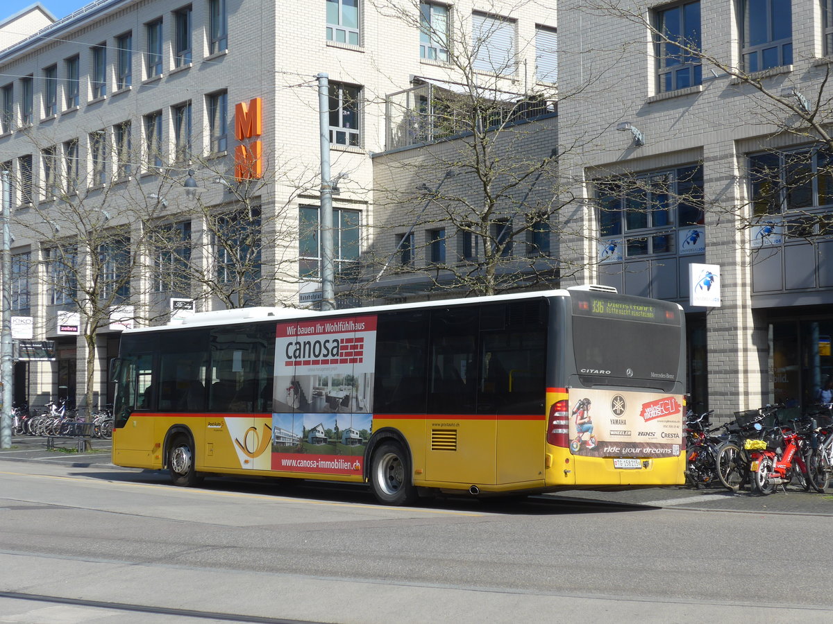 (179'531) - PostAuto Ostschweiz - TG 158'215 - Mercedes (ex Nr. 15) am 10. April 2017 beim Bahnhof Frauenfeld