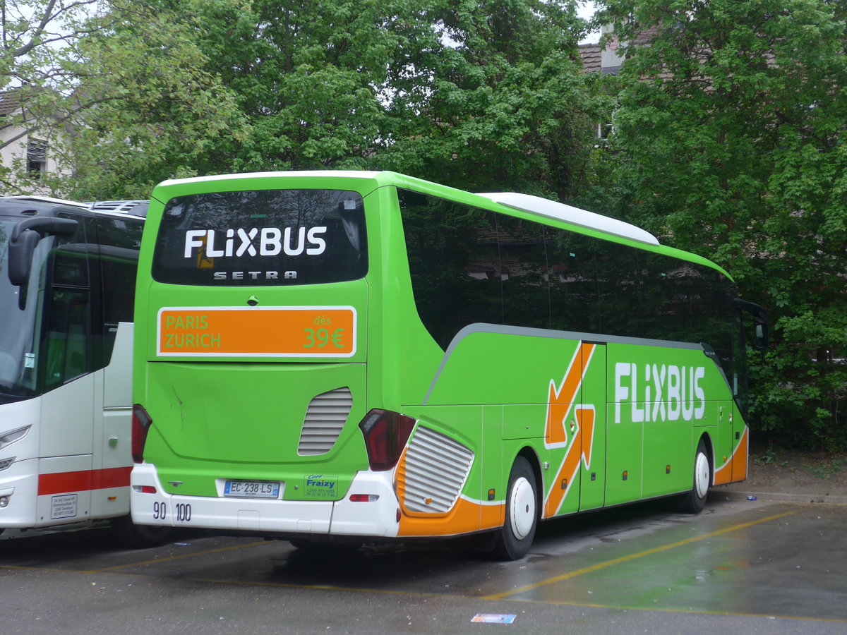 (179'611) - Aus Frankreich: Flixbus - EC 238 LS - Setra am 16. April 2017 in Zrich, Sihlquai