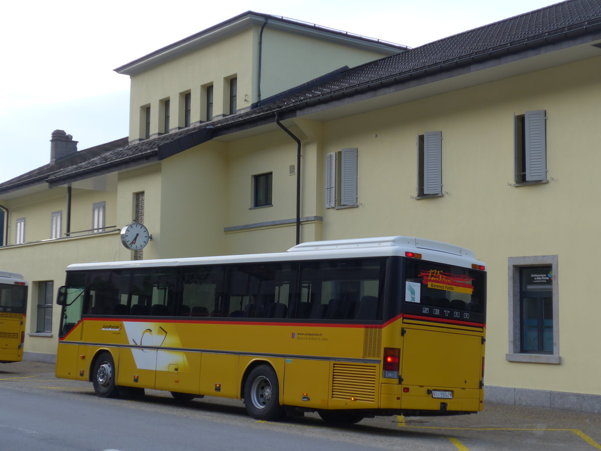 (180'669) - Barenco, Faido - TI 13'747 - Setra am 24. Mai 2017 beim Bahnhof Airolo