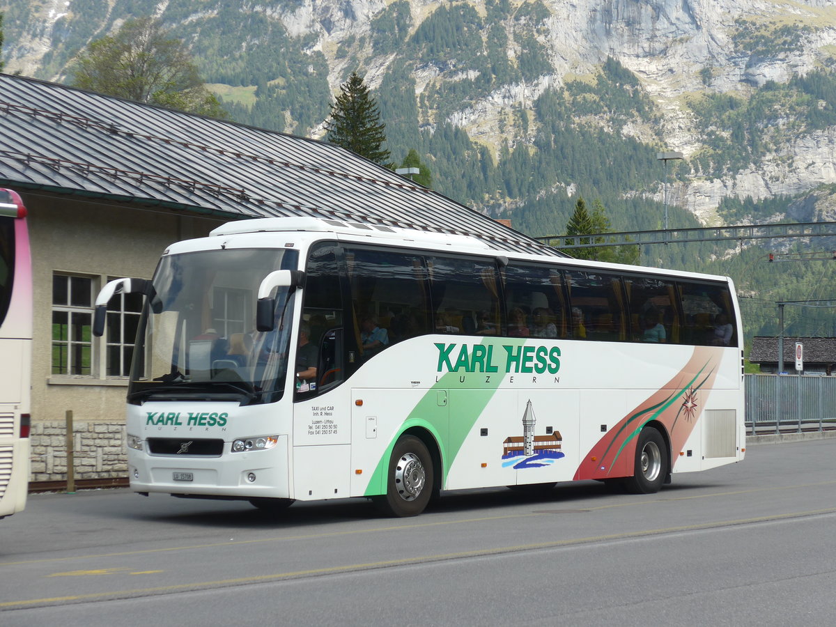 (180'740) - Hess K., Luzern - Nr. 45/LU 15'708 - Volvo am 24. Mai 2017 in Grindelwald, Grund