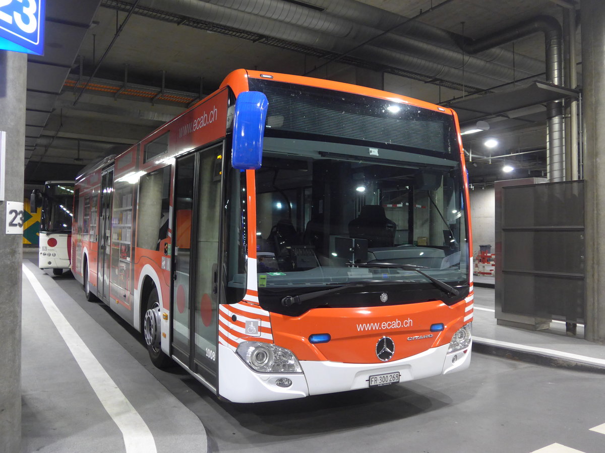 (181'160) - TPF Fribourg - Nr. 1008/FR 300'268 - Mercedes am 18. Juni 2017 in Fribourg, Busbahnhof