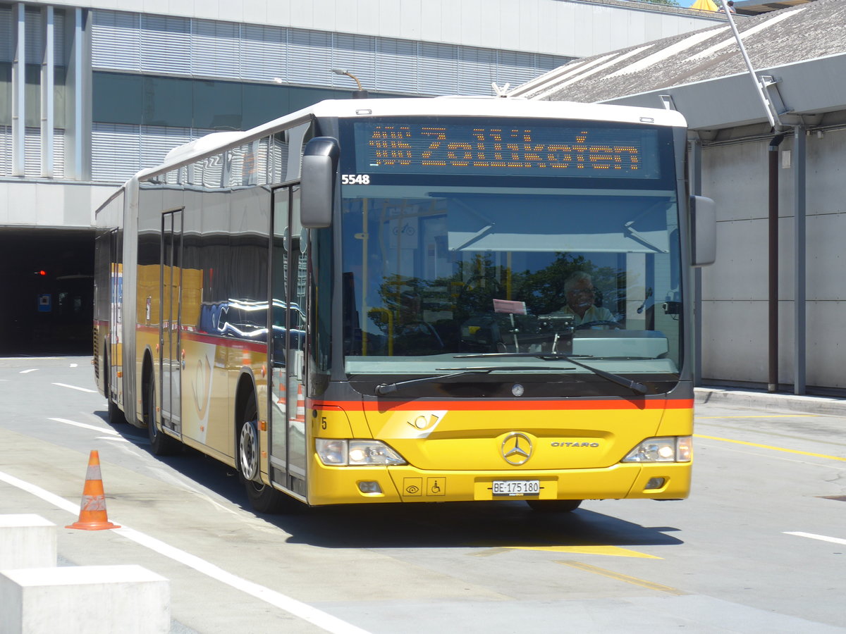 (181'220) - Steiner, Ortschwaben - Nr. 5/BE 175'180 - Mercedes am 18. Juni 2017 in Bern, Postautostation